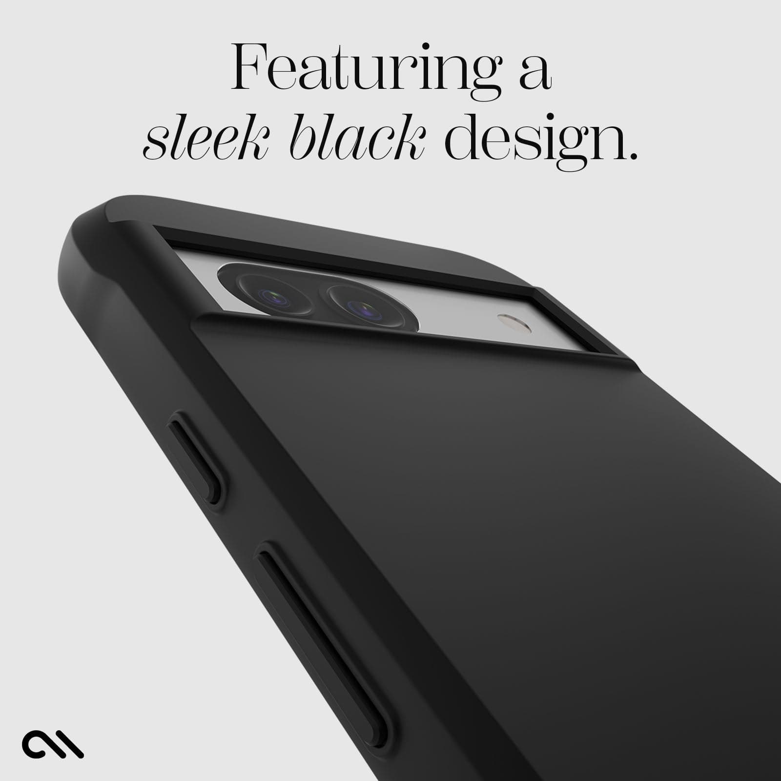 featuring a sleek black design