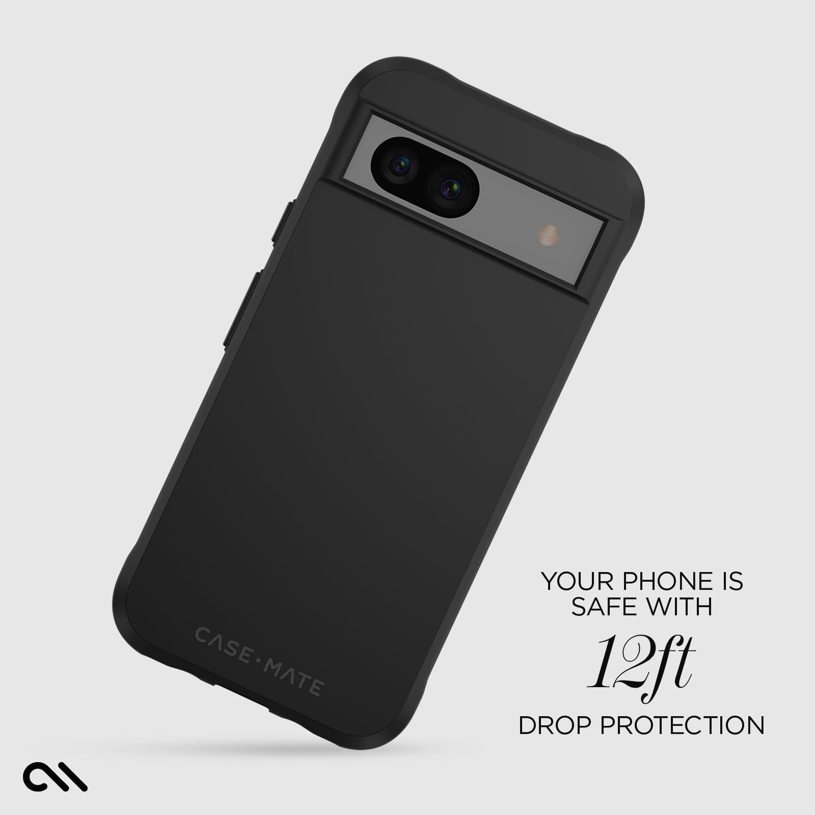 your phone is safe with 12ft drop protection