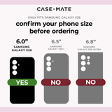 Only fits samsung galaxy S26 , confirm your phone size before ordering, 6.0" Samsung Galaxy S26 