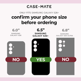 Only fits samsung galaxy S26+, confirm your phone size before ordering, 6.5" Samsung Galaxy S26+