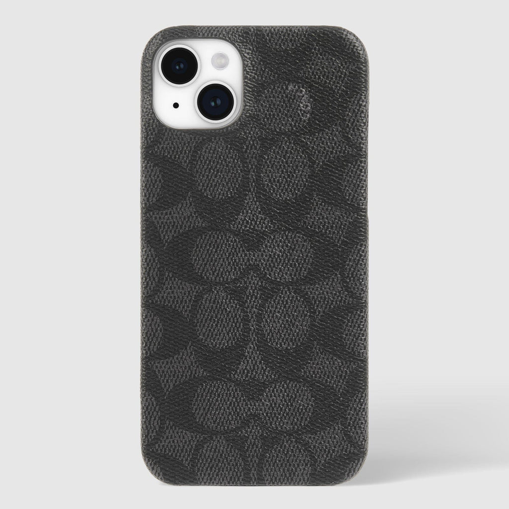 Coach Slim Wrap Signature Canvas Charcoal - iPhone 15 / 14 / 13