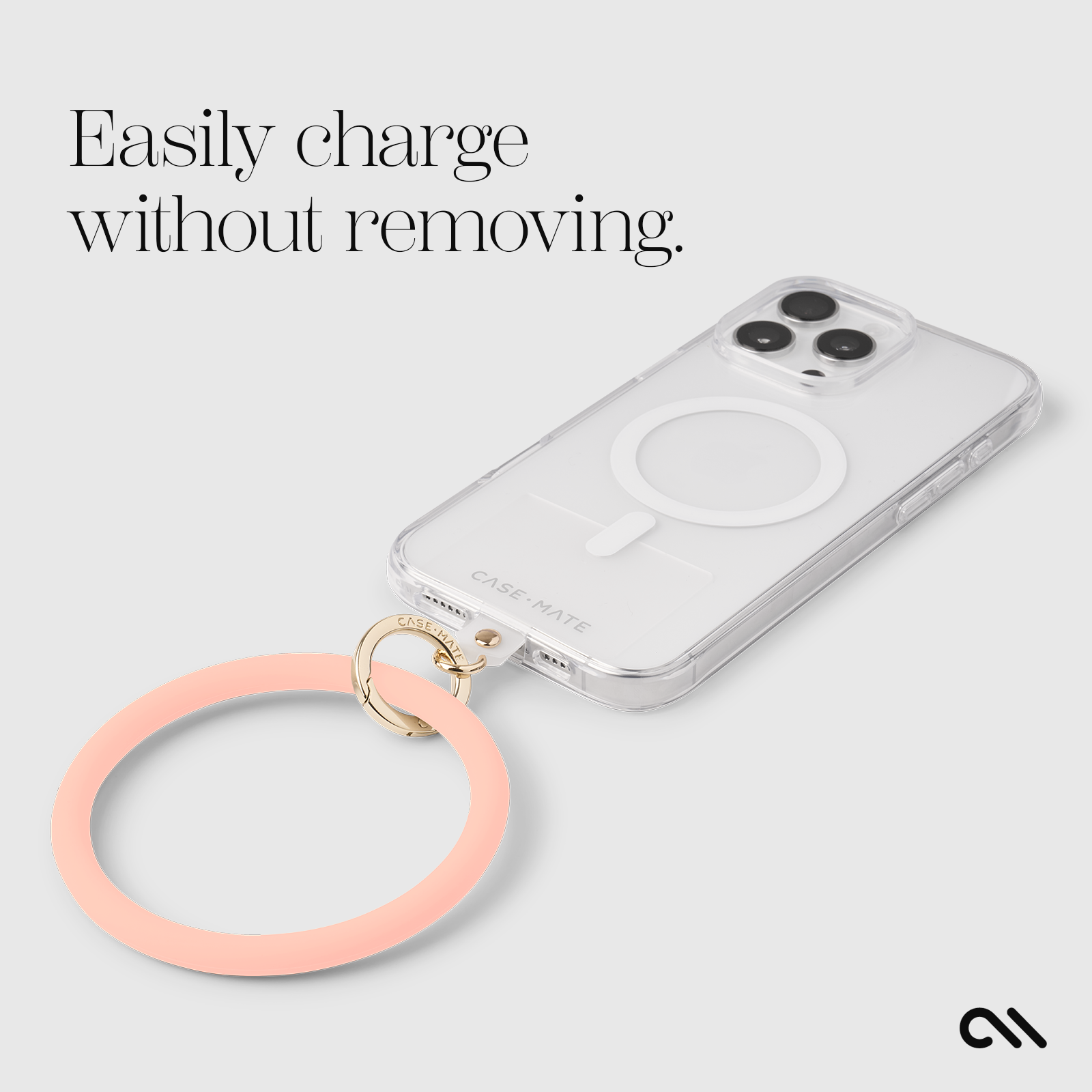 EASILY CHARGE WITHOUT REMOVING