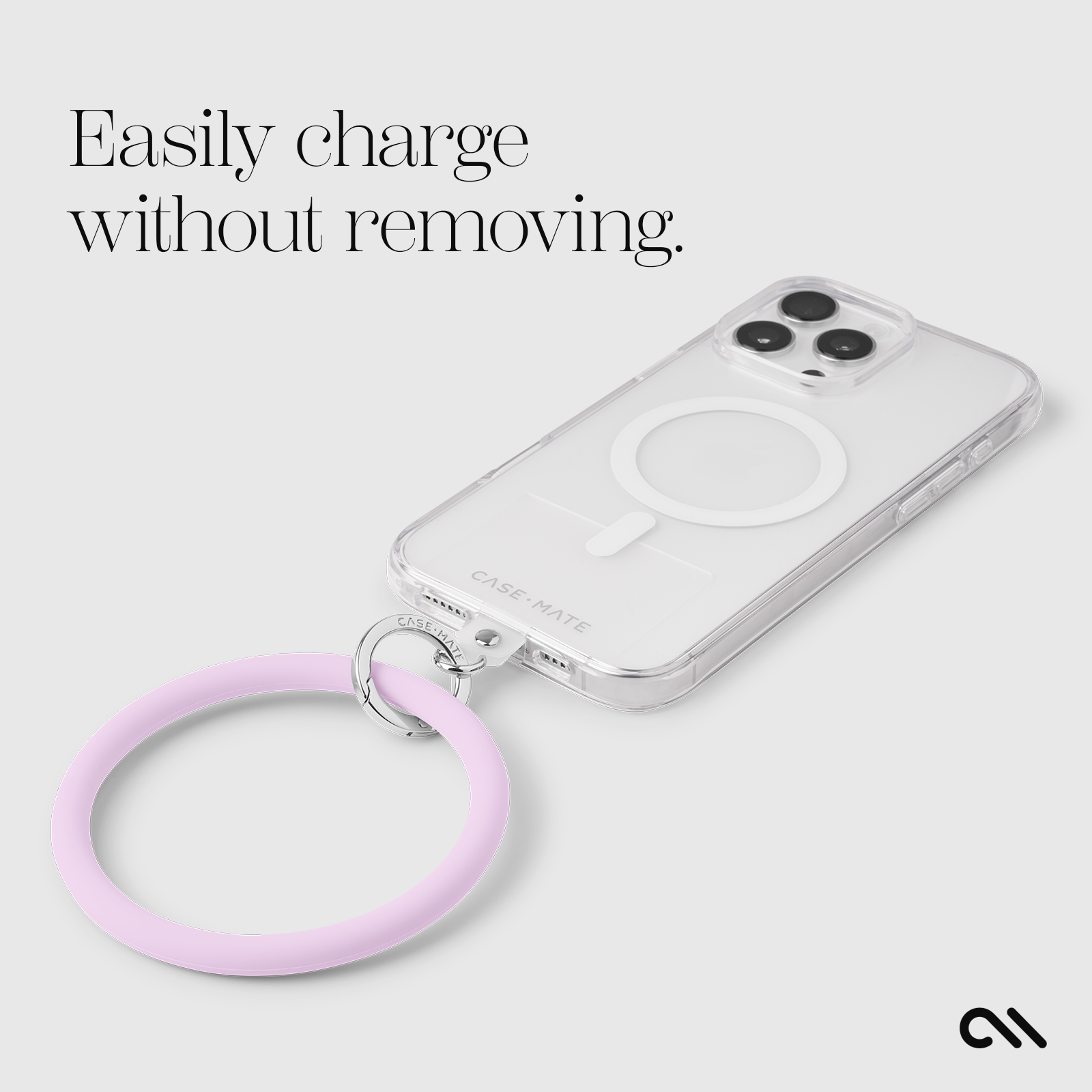 EASILY CHARGE WITHOUT REMOVING