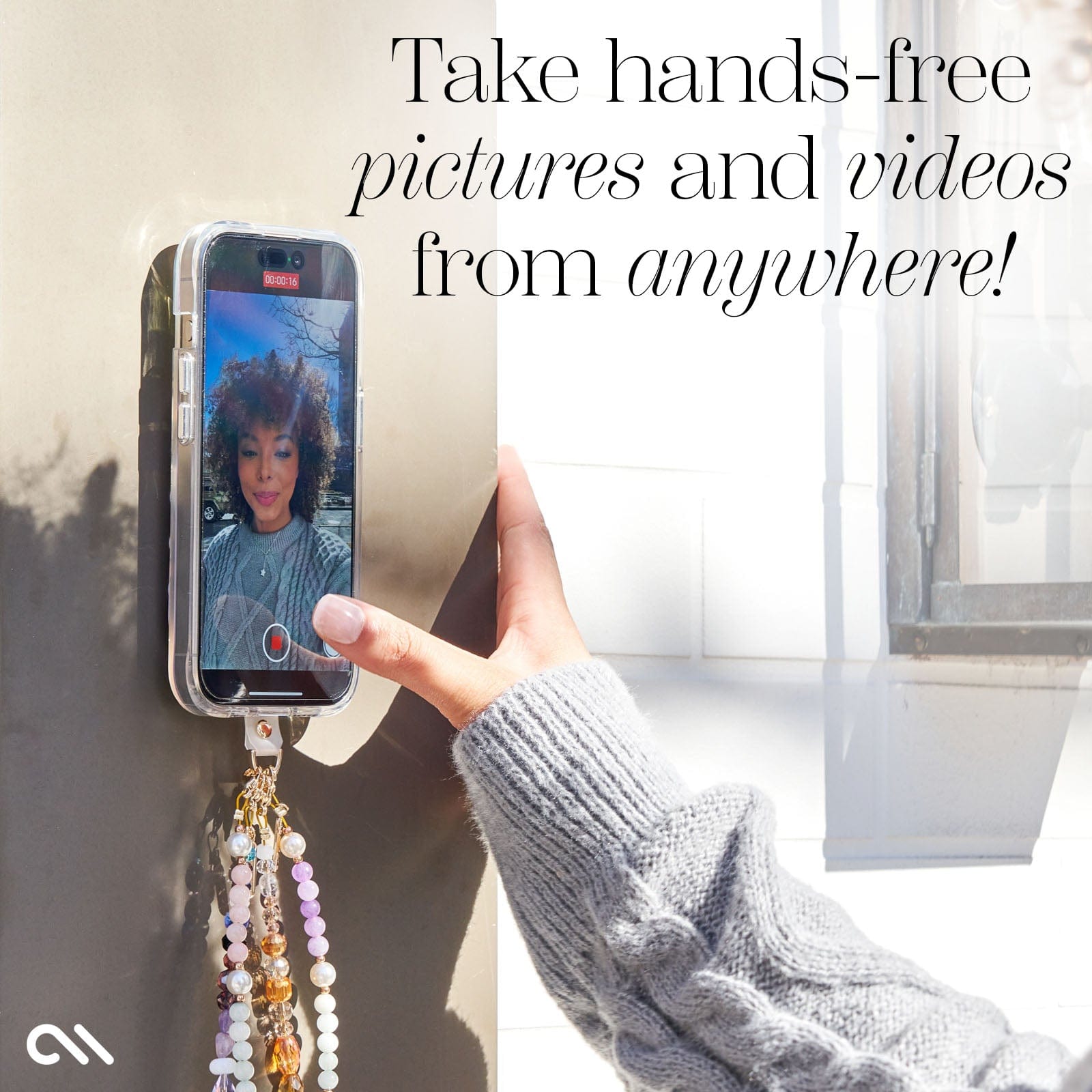 TAKE HANDS-FREE PICTURES AND VIDEOS FROM ANYWHERE!