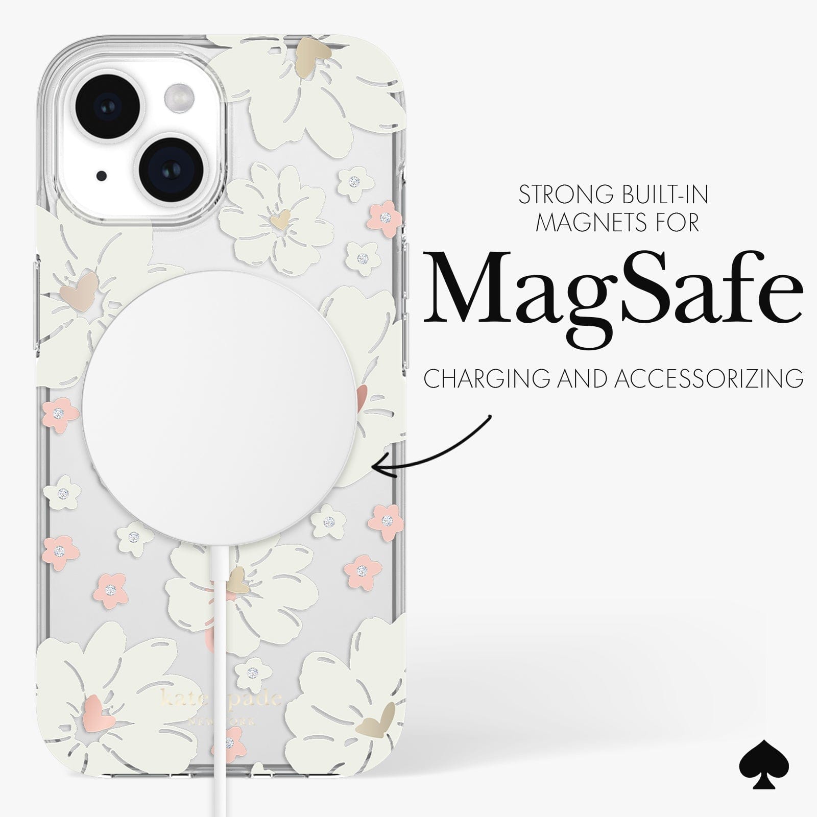 kate spade Classic Peony MagSafe - iPhone 15 / 14 / 13