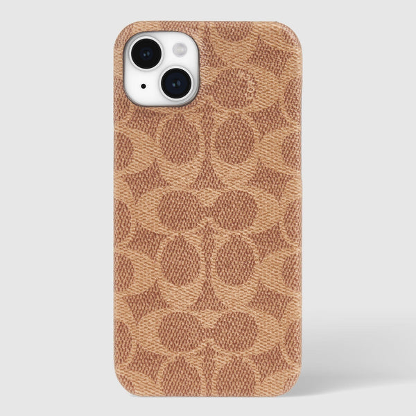 Coach iPhone Xs Max Folio Case in Signature Canvas (Tan) 