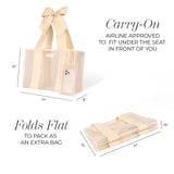 #color_ecru raffia bow