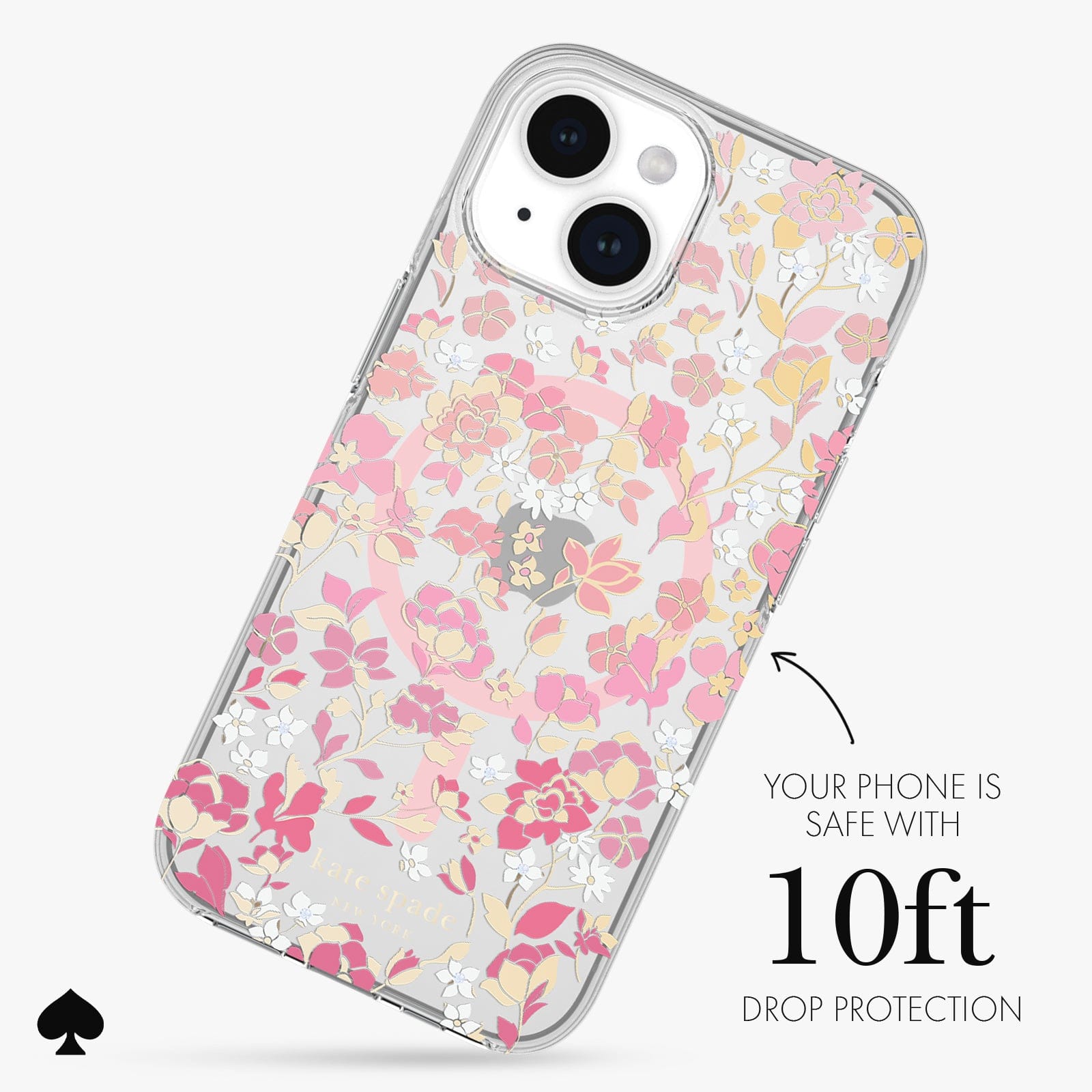 YOUR PHONE IS SAFE WITH 10FT DROP PROTECTION