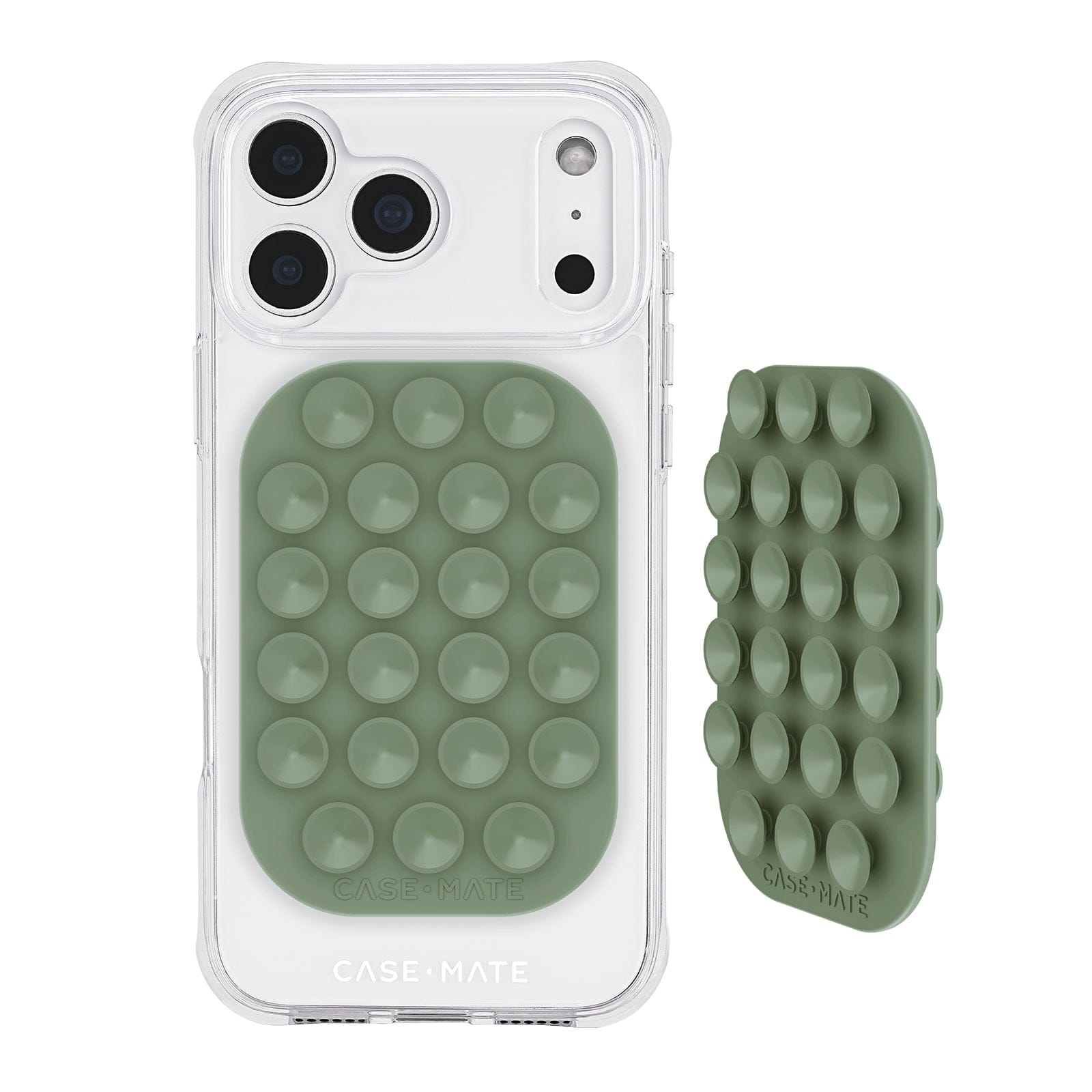 Green Double Sided Suction Mount #color_green