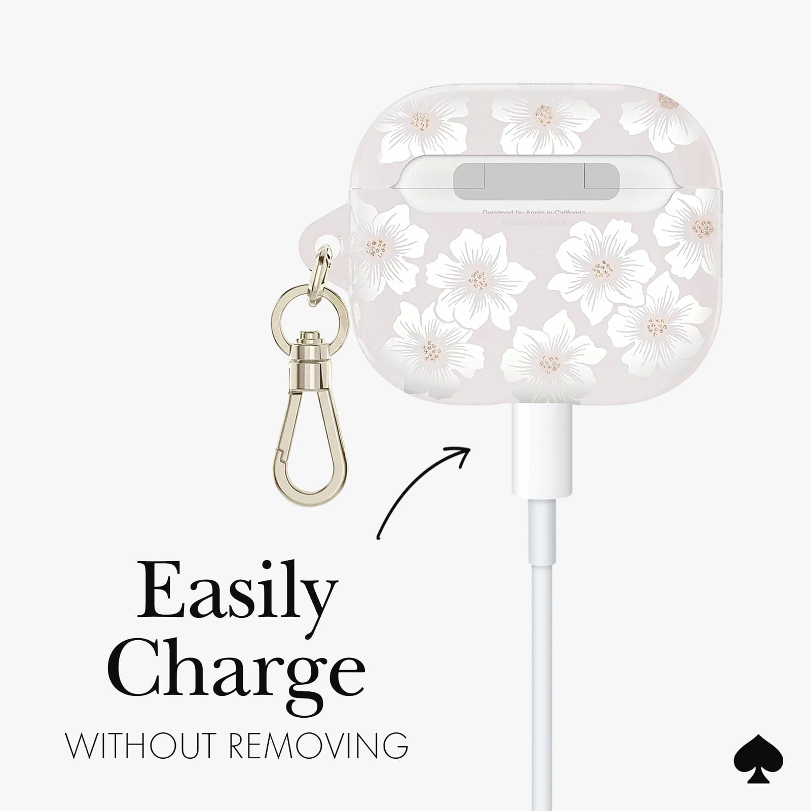 EAsILY CHARGE WITHOUT REMOVING