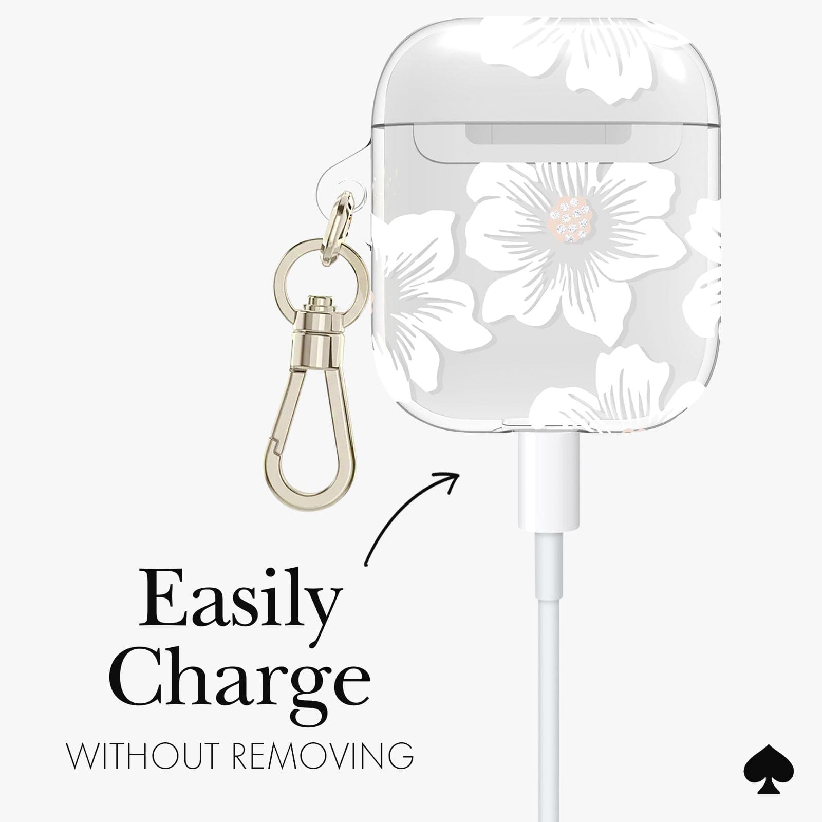 EASILY CHARGE WITHOUT REMOVING