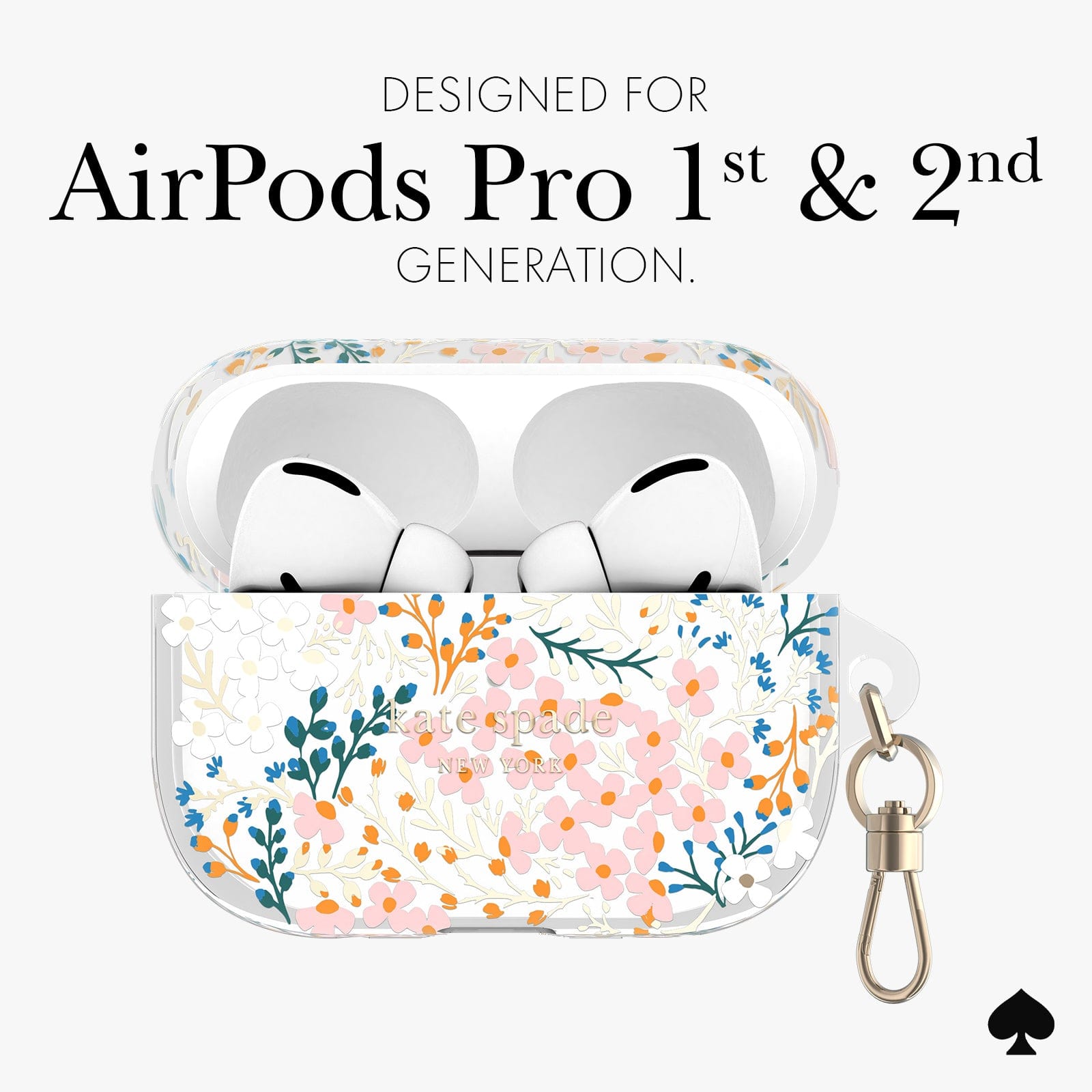 kate spade new york Multi Floral Rose - AirPods Pro 1 & 2