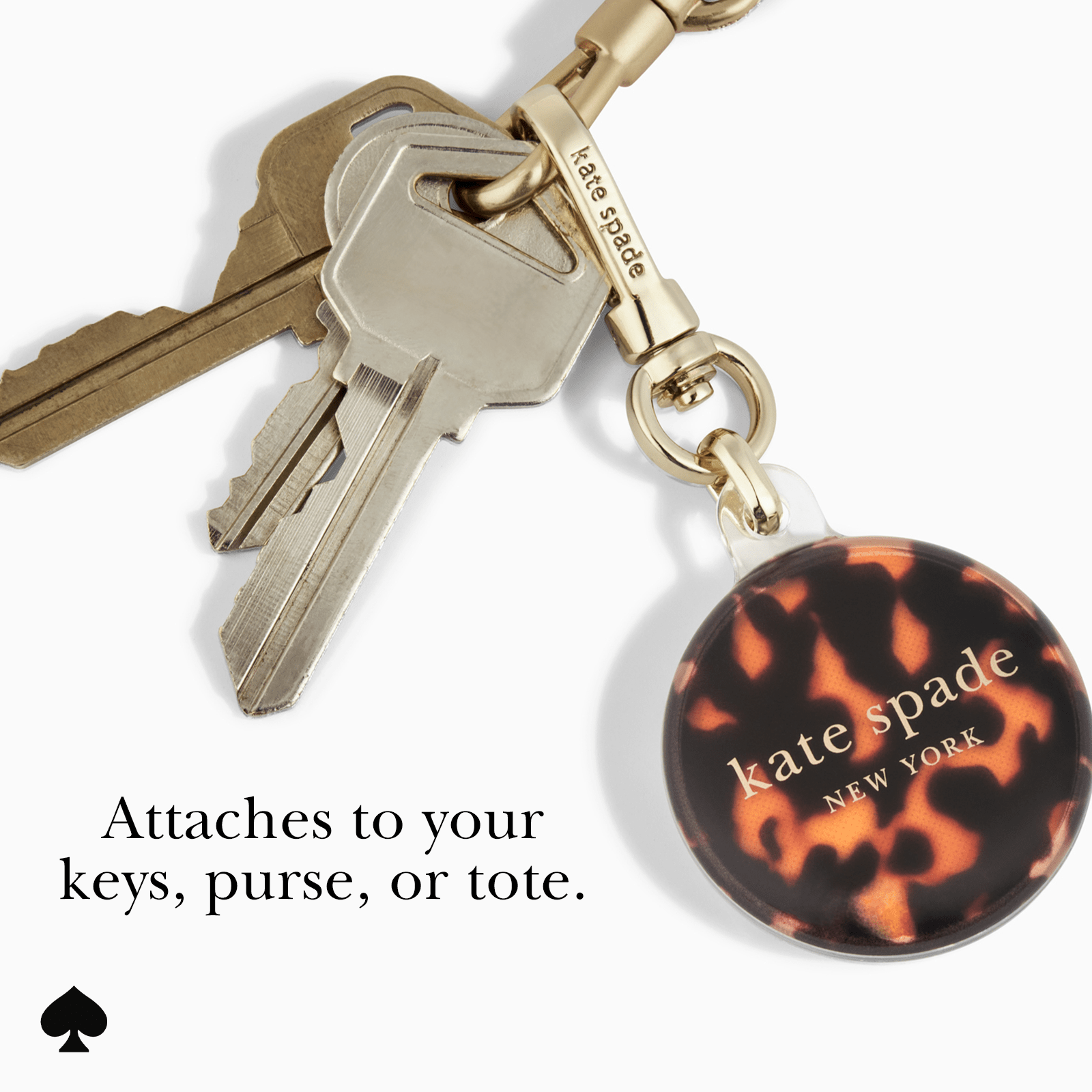kate spade new york Tortoiseshell AirTag Case kate spade new york Tortoiseshell AirTag Case
