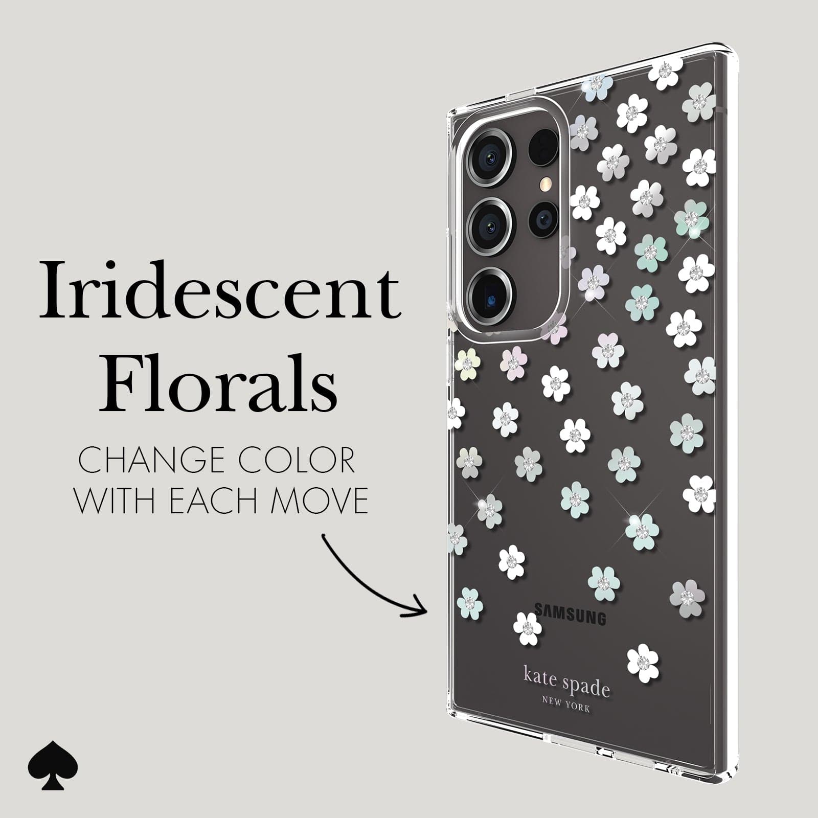 IRIDESCENT FLORALS. CHANGE COLOR WITH EACH MOVE