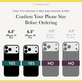 Only fits iPhone 17 Pro and iPhone 18 Pro, Confirm Your Phone Size Before Ordering 

#color_raspberry pearl
