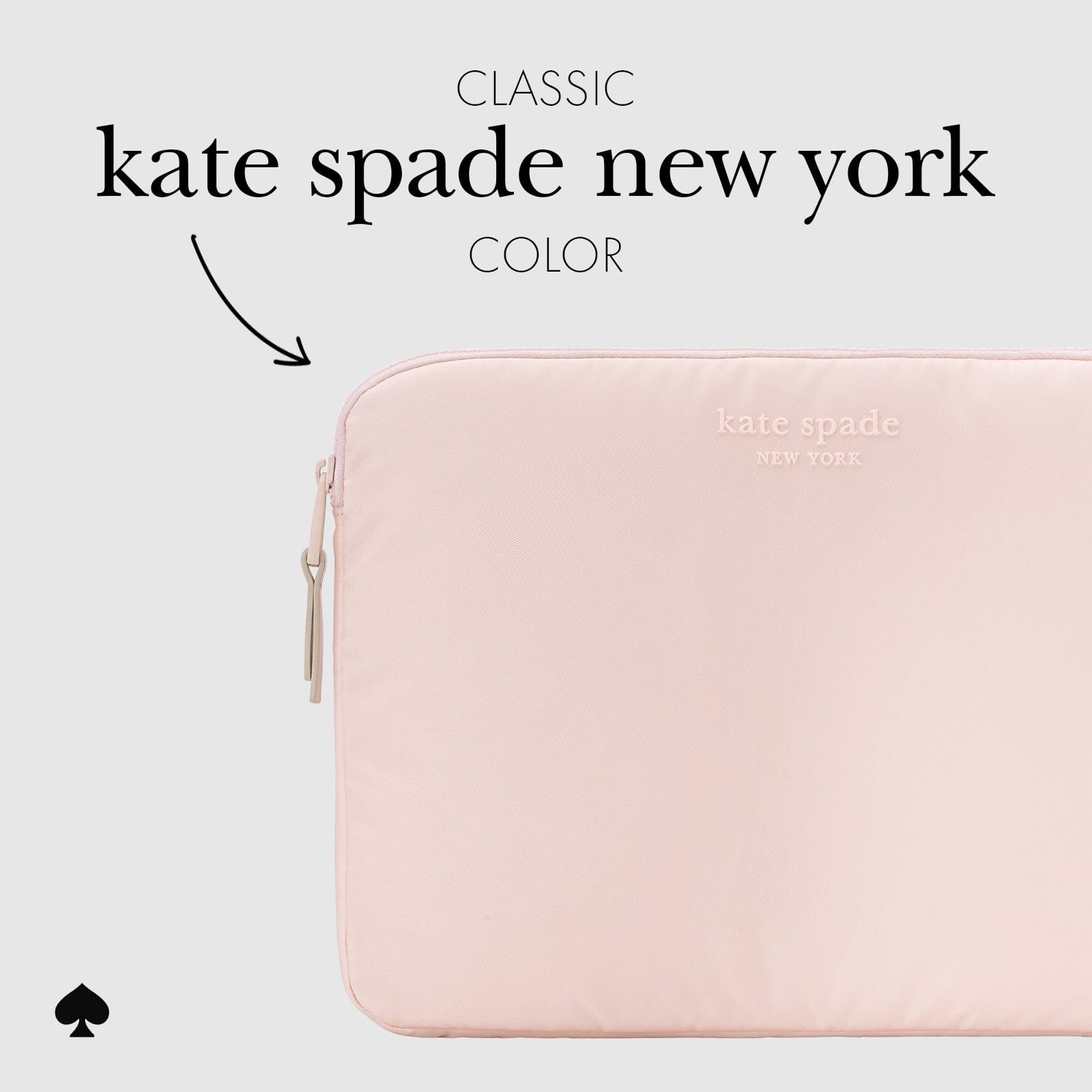 kate spade new york Chalk Pink Puffer Sleeve - Laptop Sleeve 14"