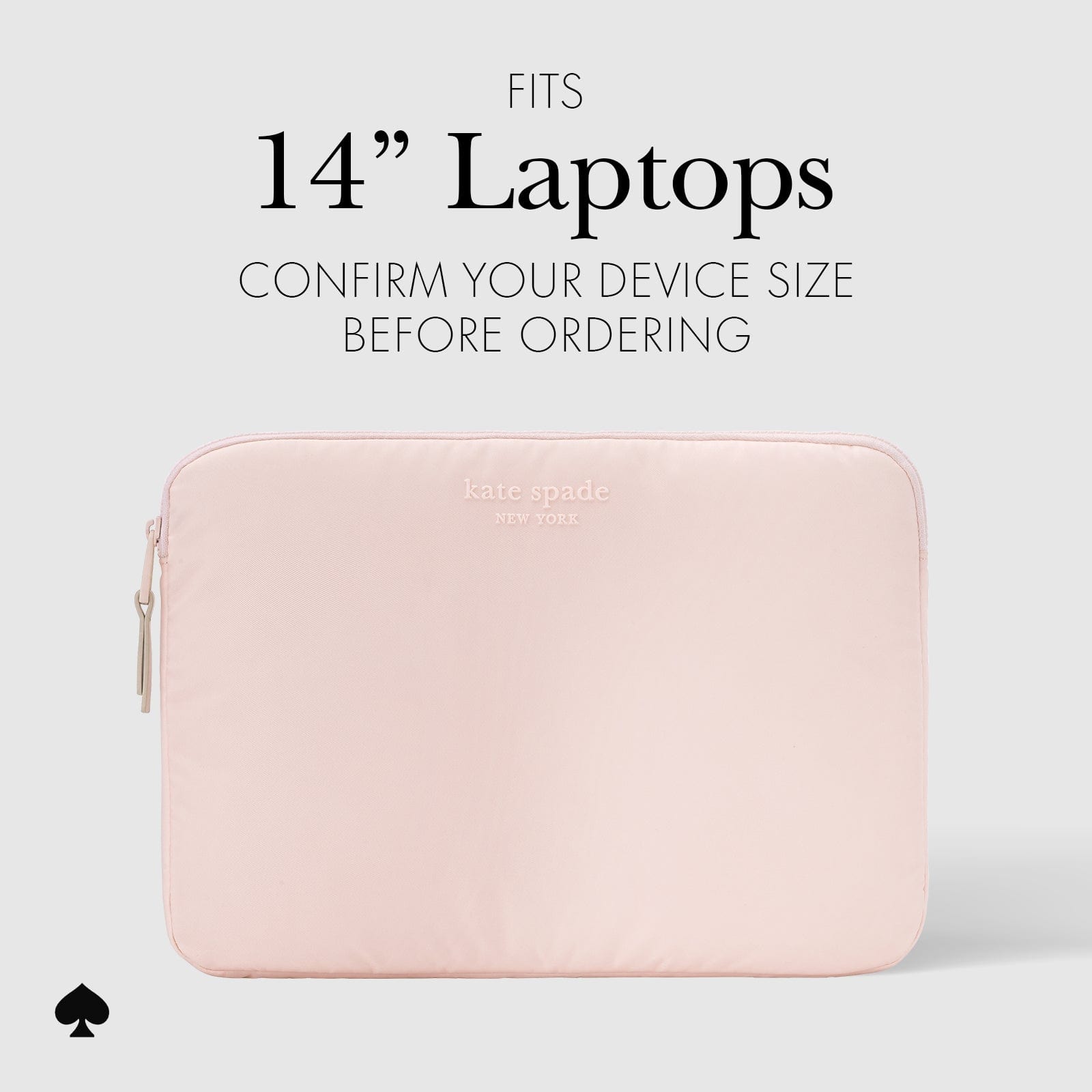 kate spade new york Chalk Pink Puffer Sleeve - Laptop Sleeve 14"