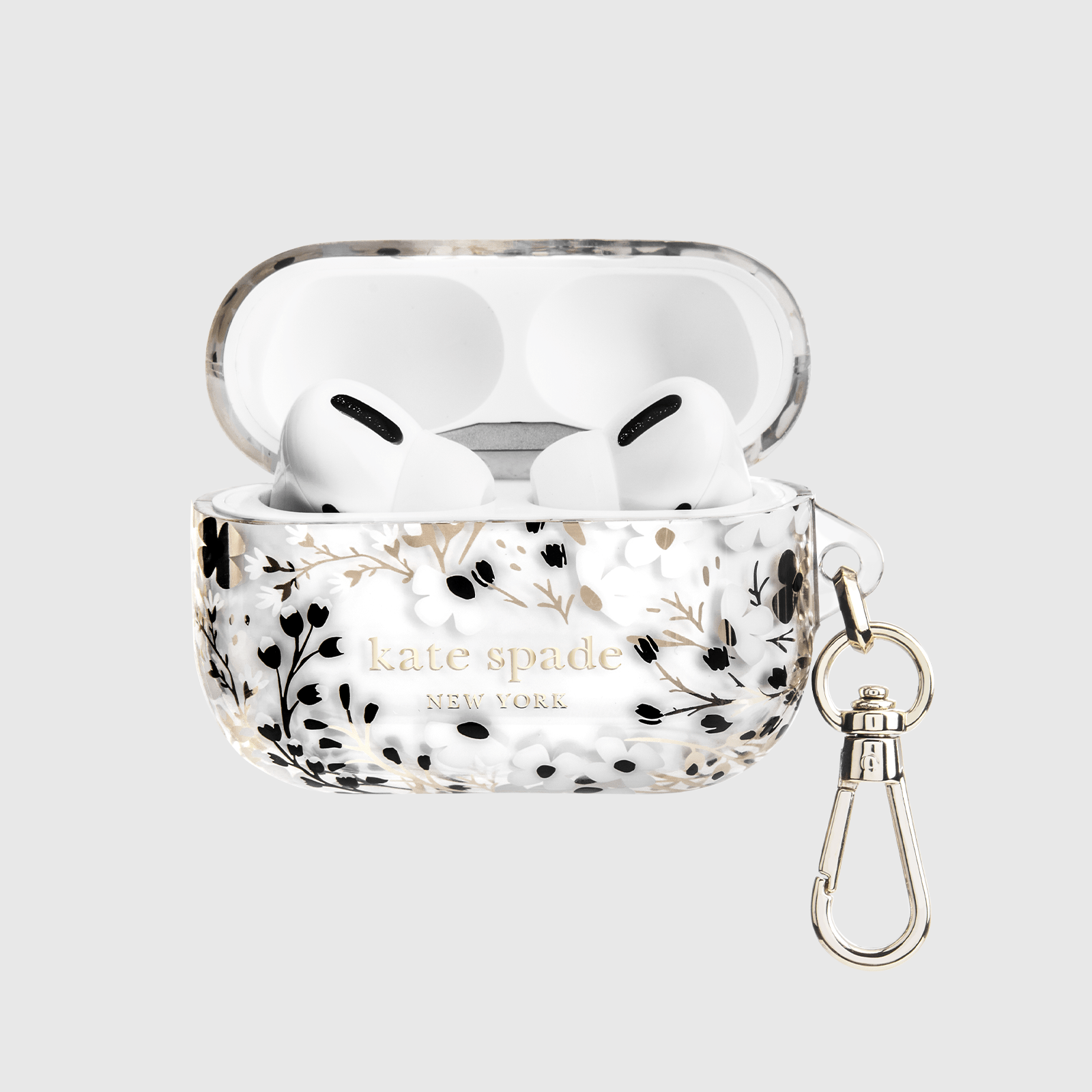 kate spade new york Multi Floral Black and White - AirPods Pro 1 & 2