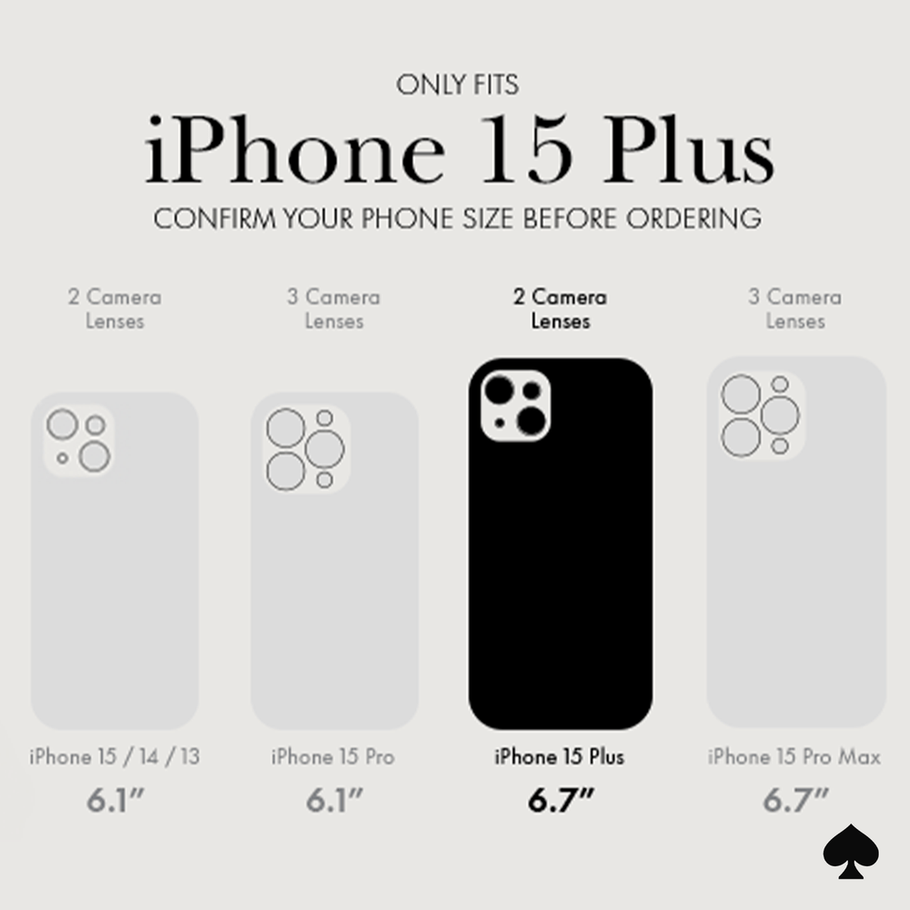 ONLY FITS IPHONE 15 PLUS