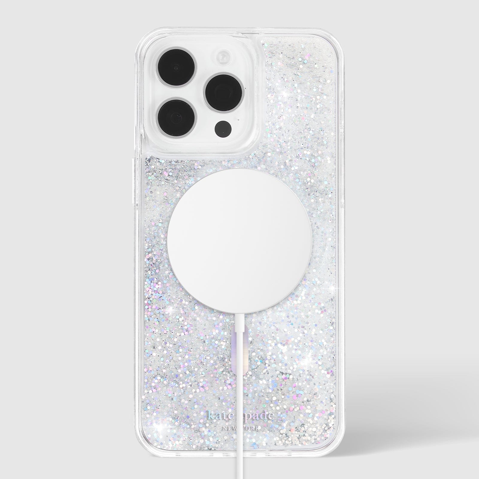 kate spade new york Liquid Glitter Opal Iridescent MagSafe - iPhone 15 Pro