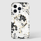kate spade Tough Multi Floral Black and White - iPhone 15 Pro