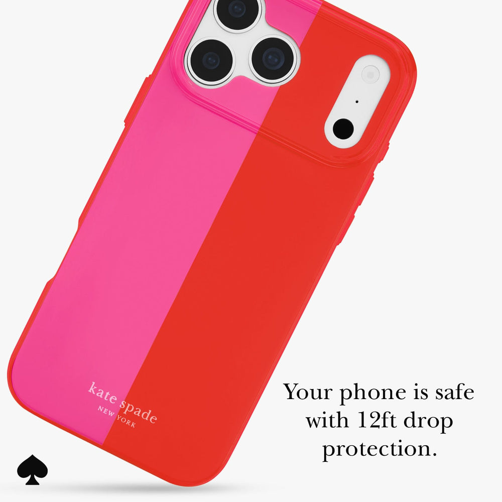 Your phone is safe with 12 foot drop protection
#color_racing stripe pop pink
