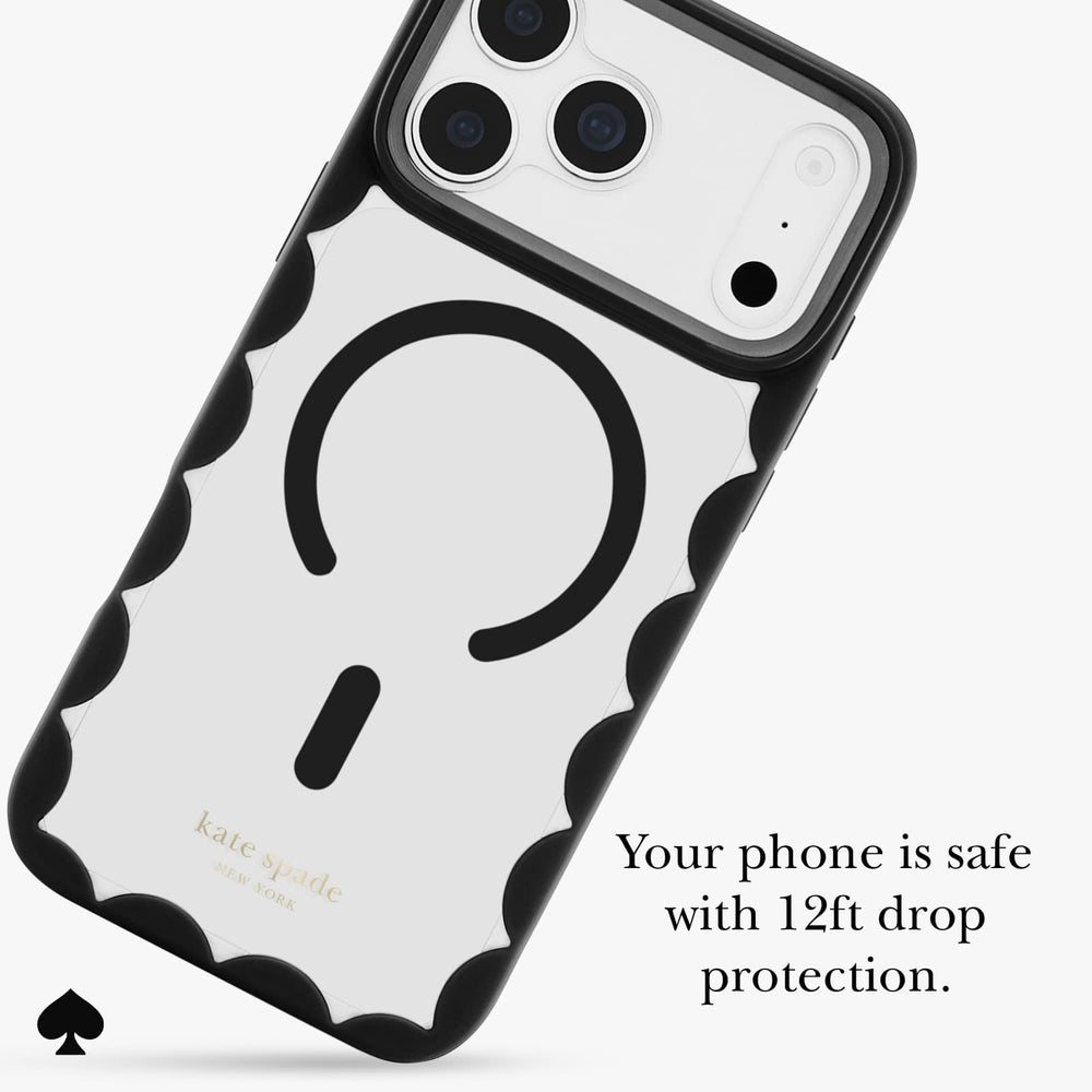 Your phone is safe with 12 foot drop protection
#color_scallop black
