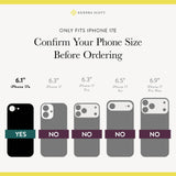 Only Fits iPhone 17e, confirm your phone size before ordering, 6.1 " iPhone 17e/16e
