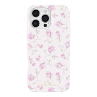 Floral phone case with pink flowers on a white background 