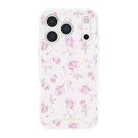 Floral phone case with pink flowers on a white background