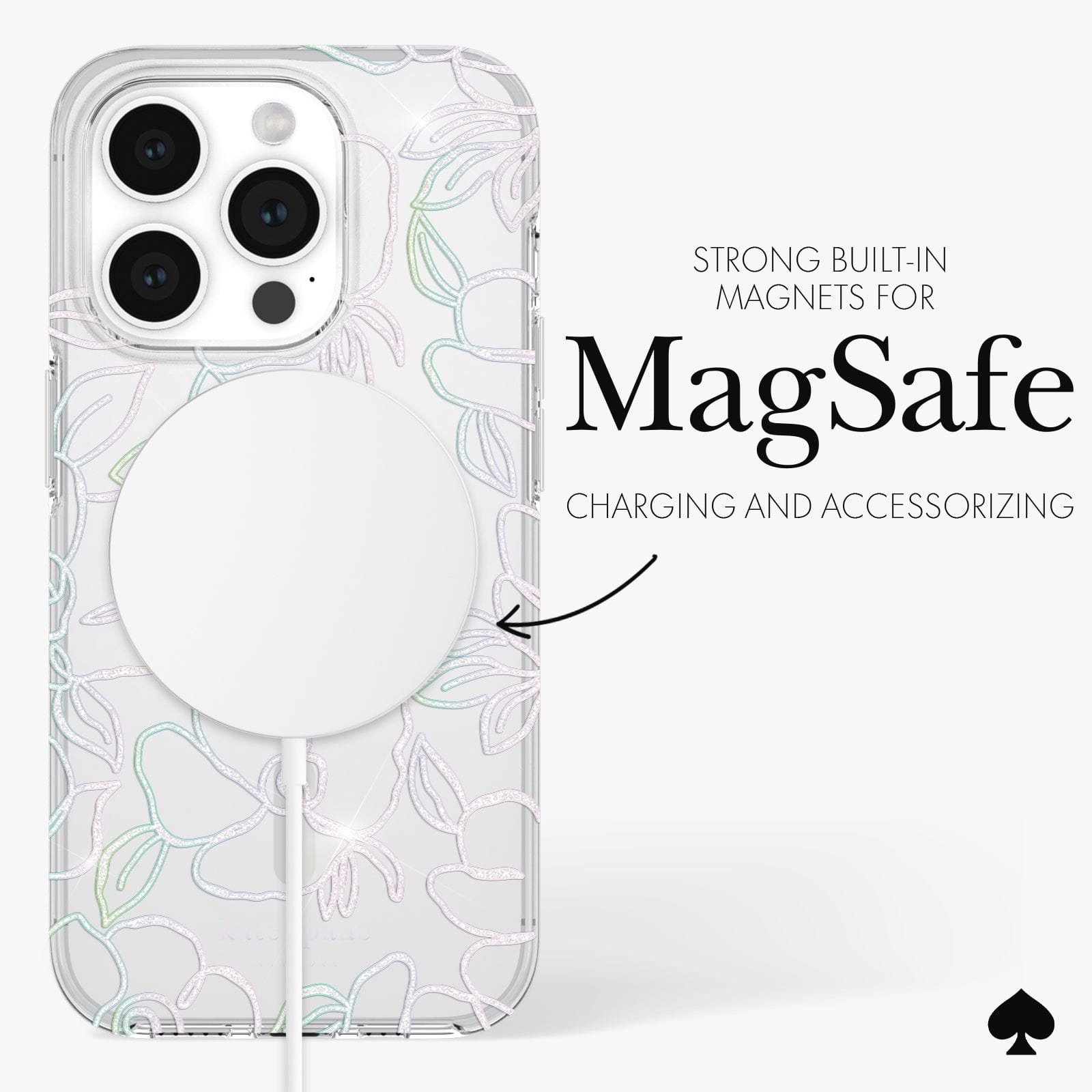 kate spade new york Modern Floral MagSafe - iPhone 15 Pro