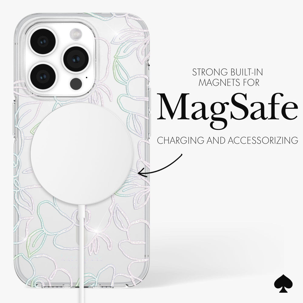 STRONG BUILT IN MAGNETS FOR MAGSAFE CHARGING AND ACCESSORIZING