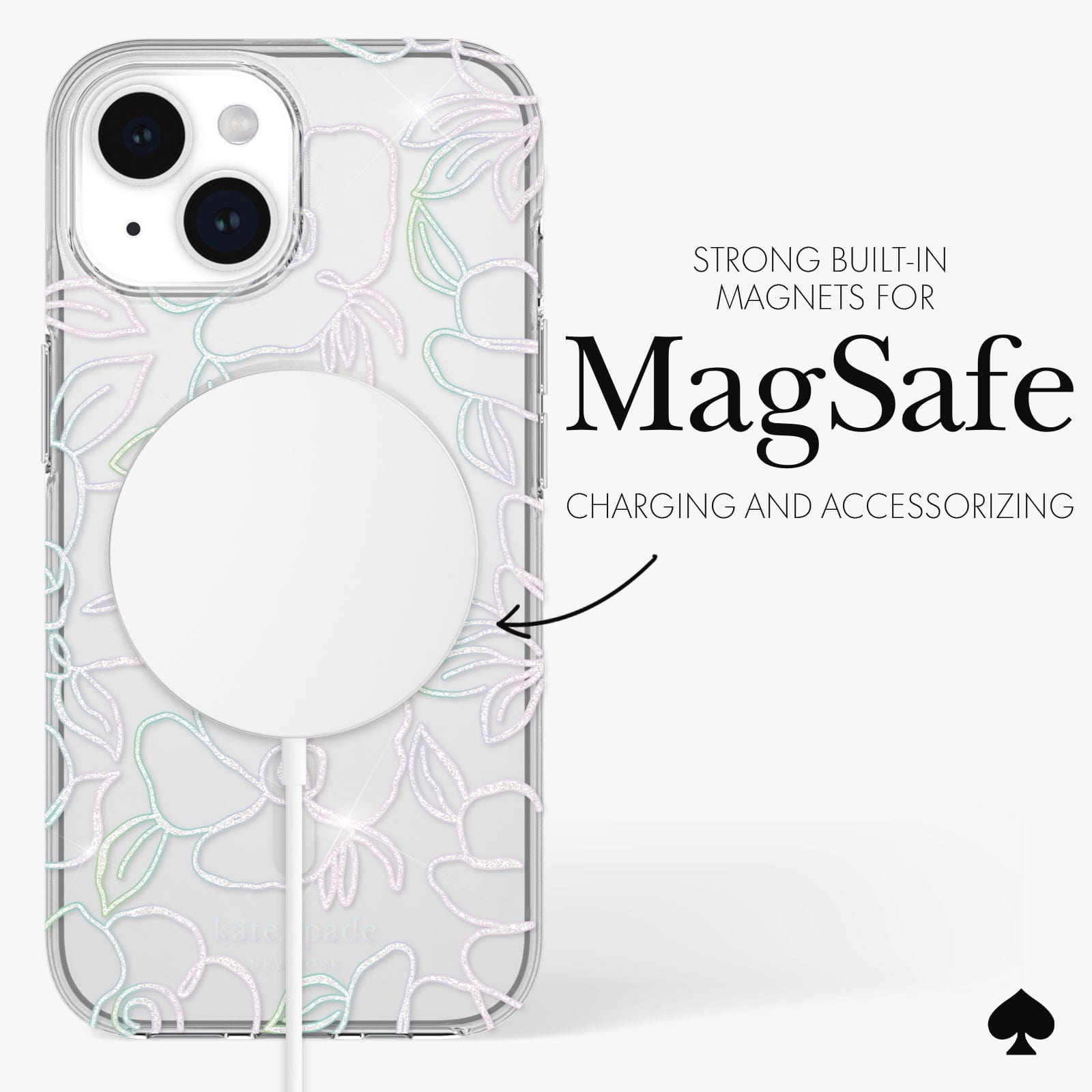 kate spade new york Modern Floral MagSafe - iPhone 15 / 14 / 13
