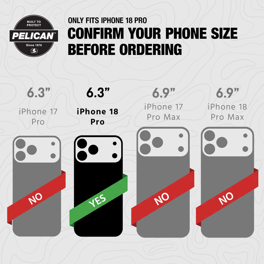 Only Fits iPhone 18 Pro, confirm your phone size before ordering
#color_vault black ripstop
