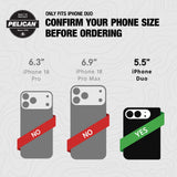 Only fits iPhone Duo, confirm your phone size before ordering, iPhone Duo 5.5"
#color_protector black