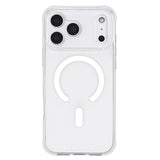 Clear MagSafe phone case for iPhone, shown from the back on a white background.
#color_tough clear magsafe
