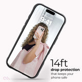 14ft drop protection that keeps your phone safe
#color_tough black
