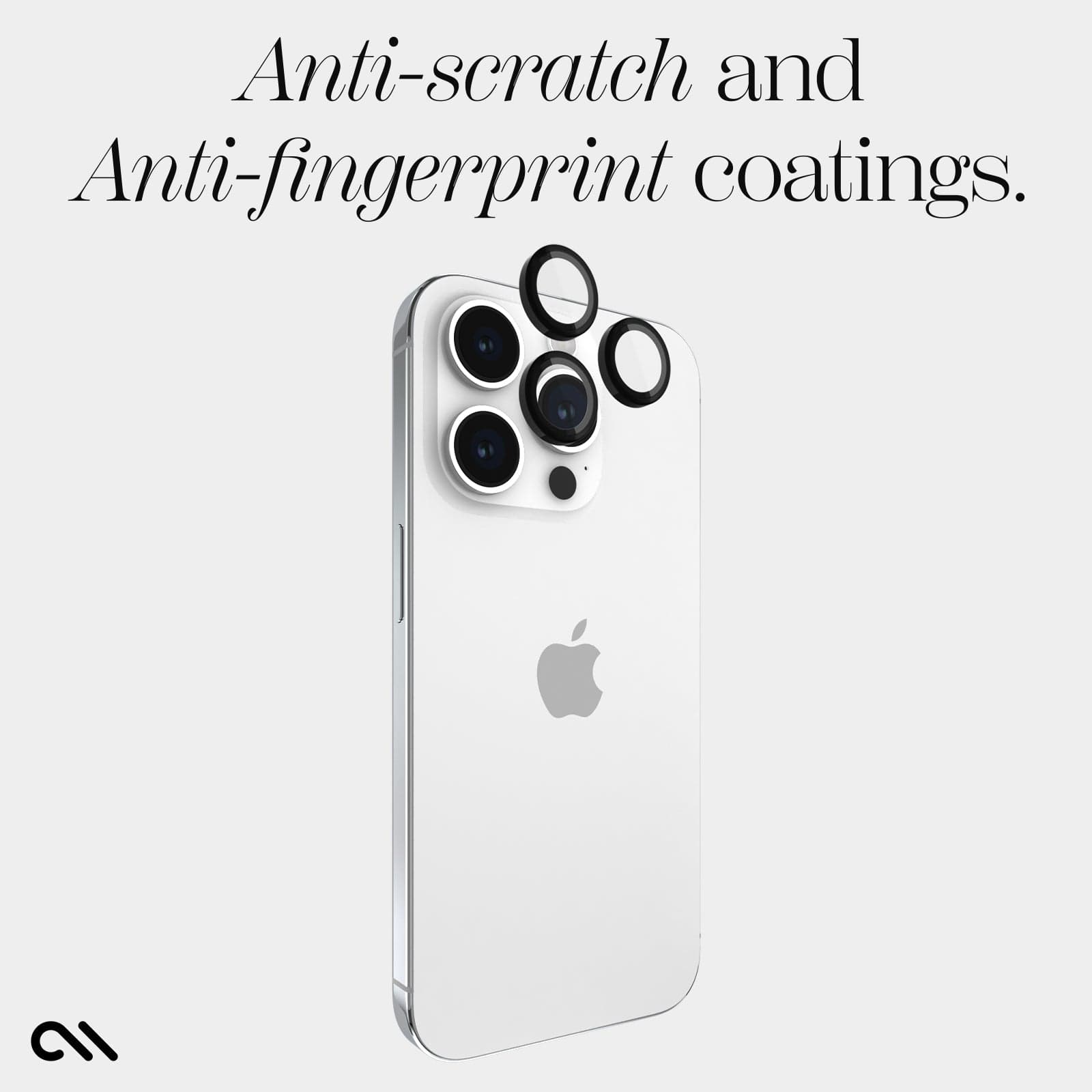 Aluminum Ring Lens Protectors Black - iPhone 15 Pro / 15 Pro Max
