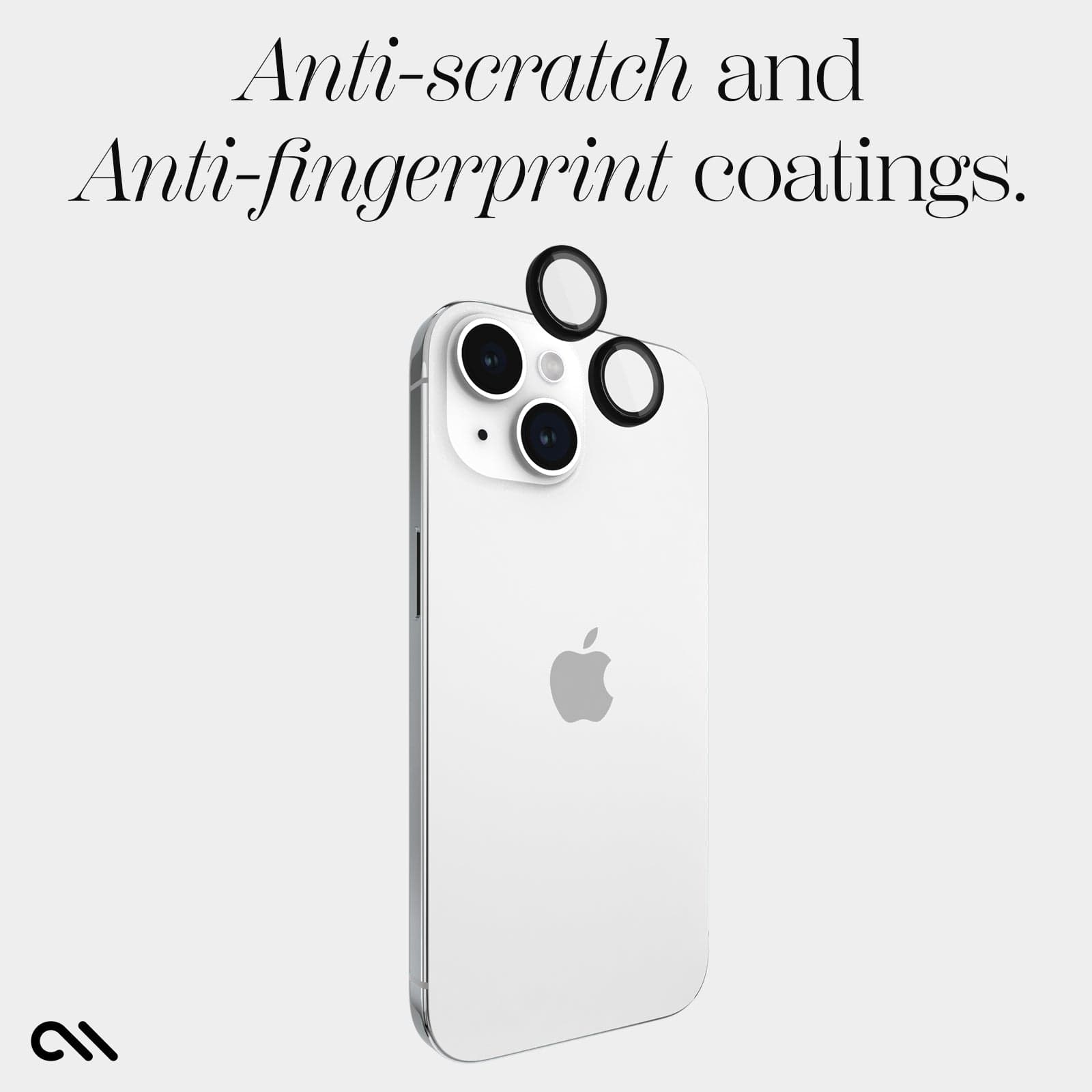 Aluminum Ring Lens Protectors Black - iPhone 15 / 15 Plus