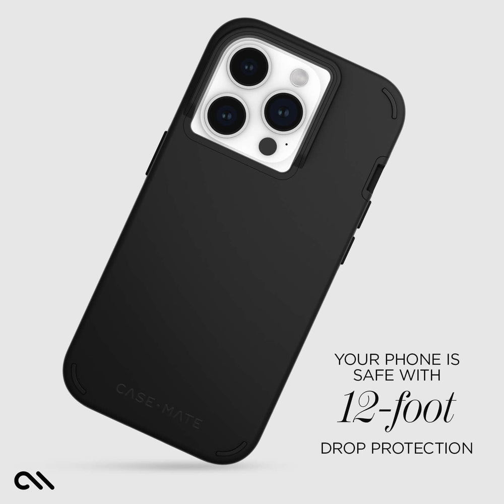 YOUR PHONE IS SAFE WITH 12-FOOT DROP PROTECTION