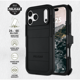 Built to Protect Pelican, 24 feet 6x military grade drop protection. Works with MagSafe. Raised Edge Design. Lifetime warranty
#color_voyager black
