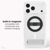 Built-in magnets compatible with accessories and wireless charging 
#color_tough plus clear
