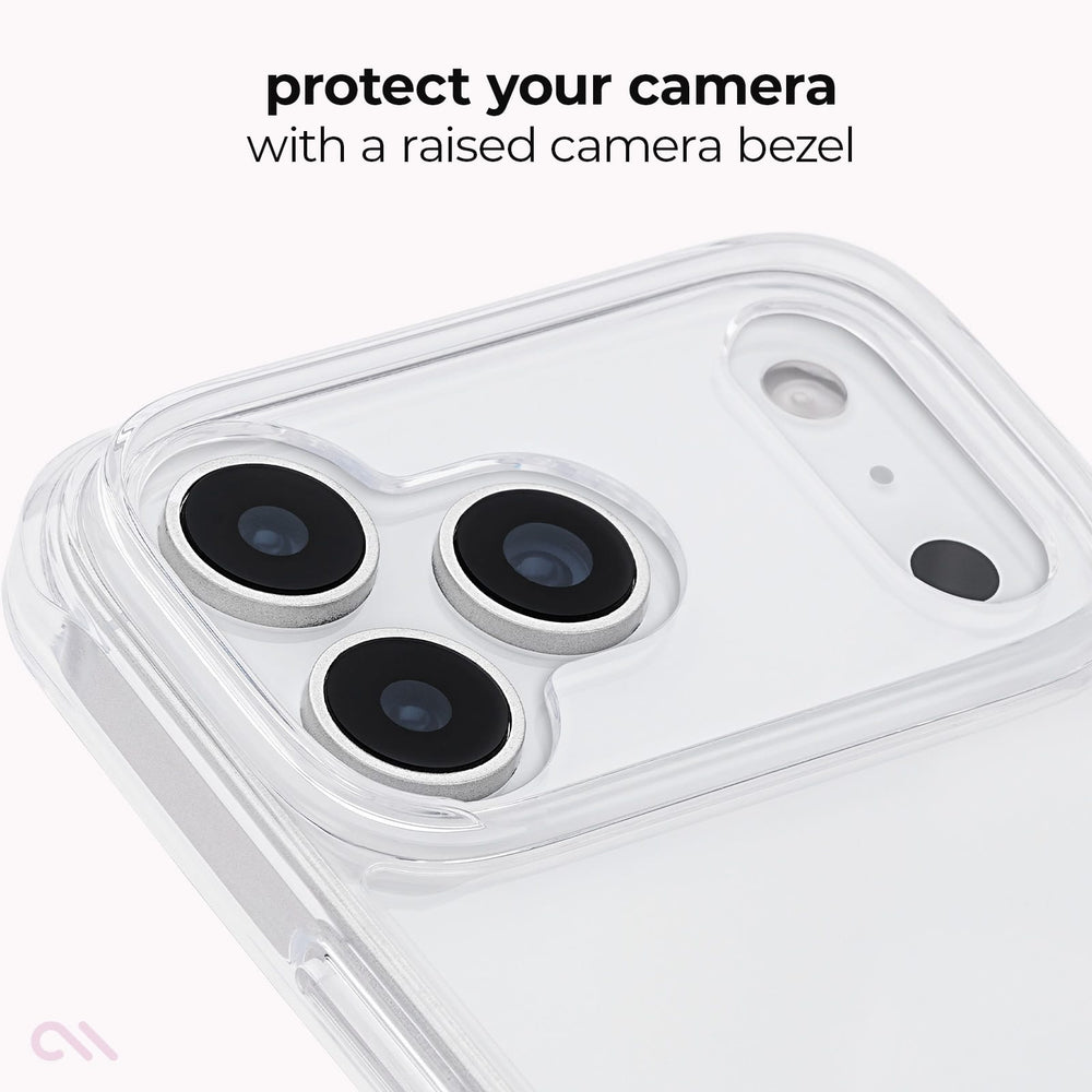 protect your camera with a raised camera bezel
#color_tough clear
