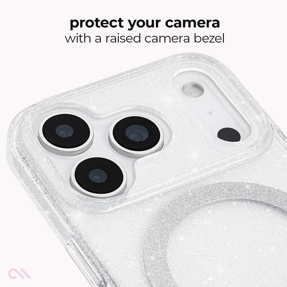 protect your camera with a raised camera bezel
#color_sheer twinkle silver
