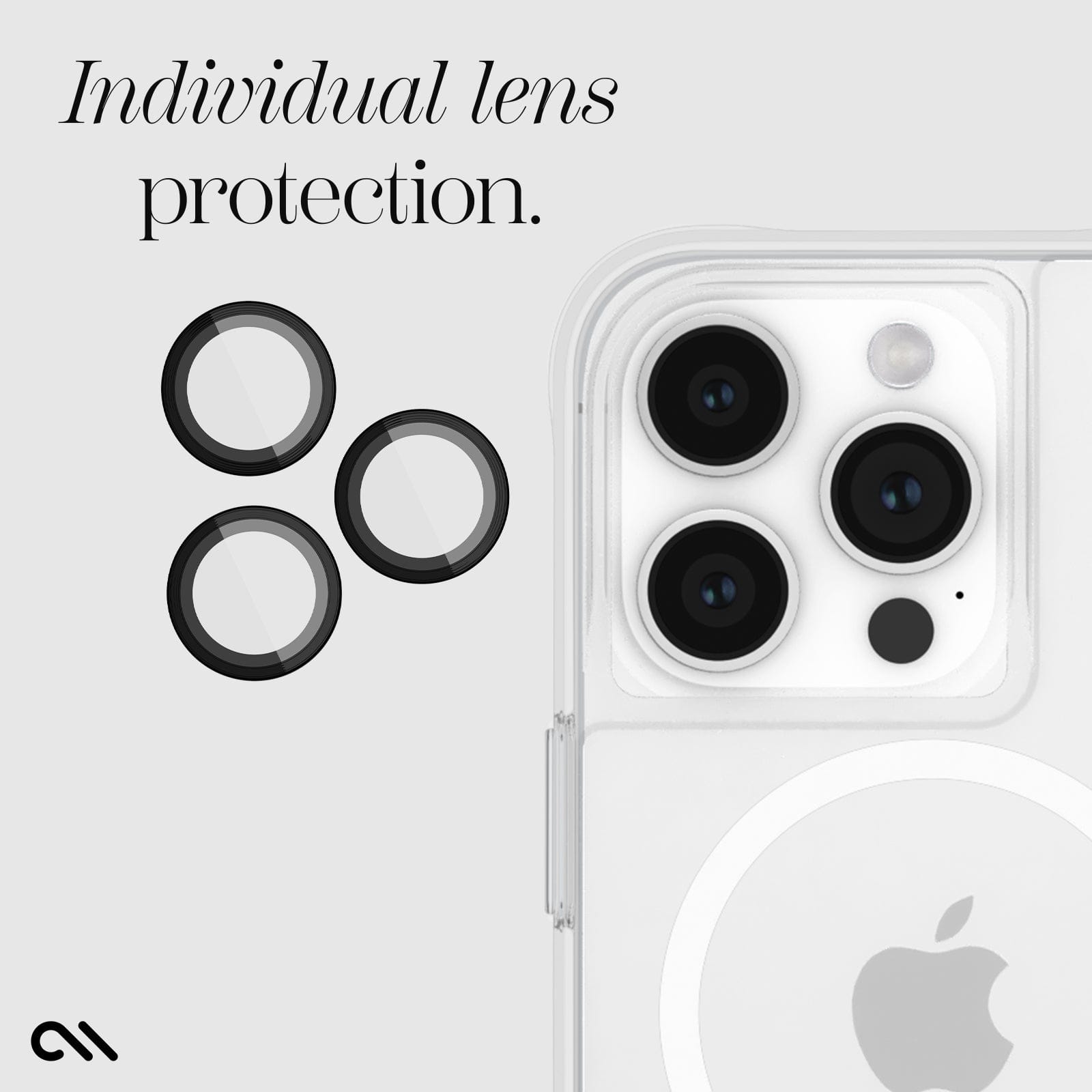 Aluminum Ring Lens Protectors Black - iPhone 15 Pro / 15 Pro Max