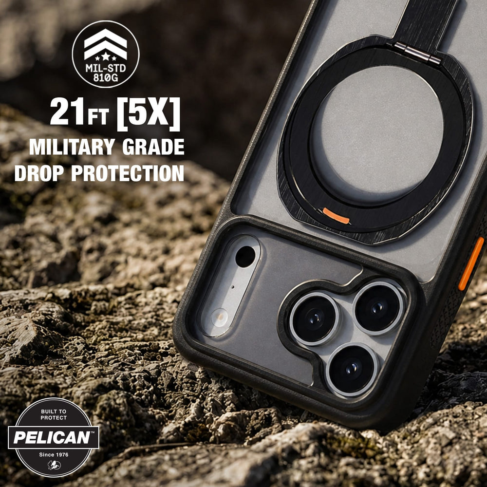 21 feet 5x military grade drop protection.
#color_vault smoke
