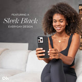 FEATURING A SLEEK BLACK EVERYDAY DESIGN
