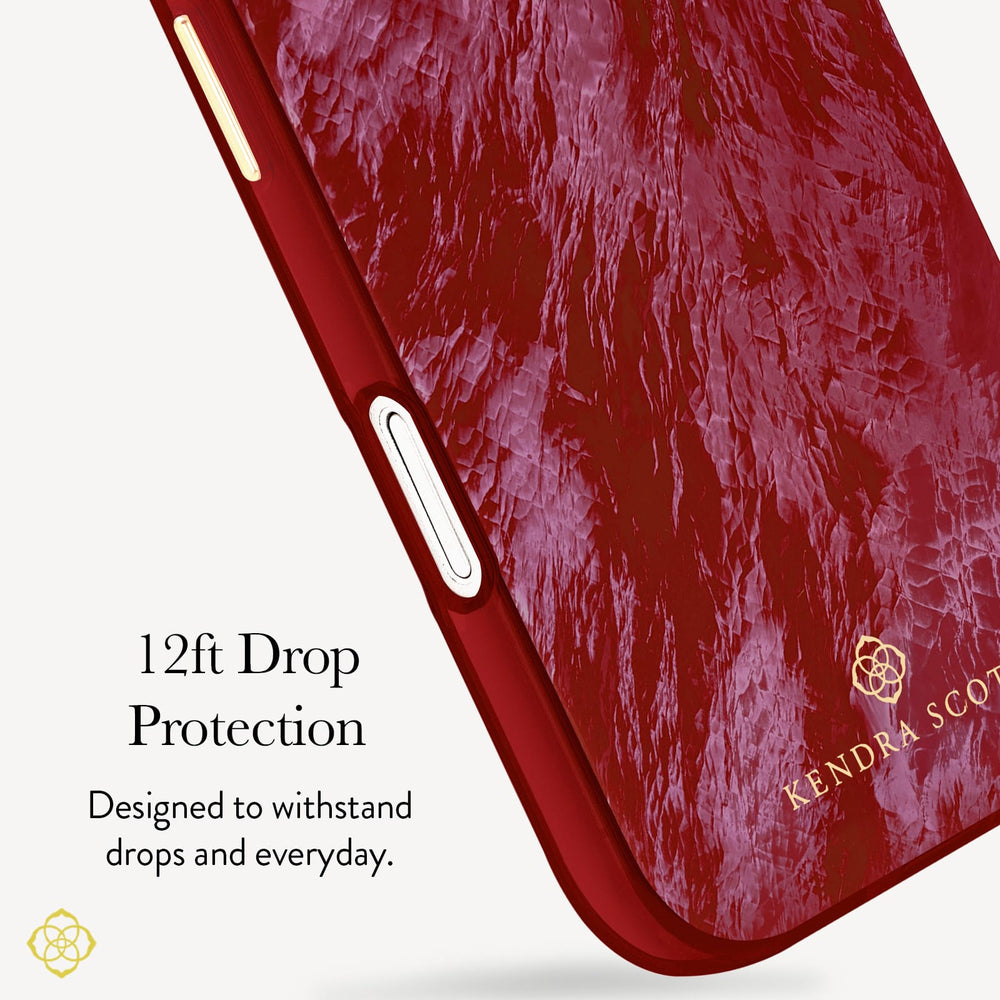 12 foot drop protection designed to withstand drops and everyday
#color_cherry lacquer pearl