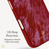 12 foot drop protection designed to withstand drops and everyday
#color_cherry lacquer pearl