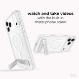 Watch and take videos with built-in metal phone stand
#color_tough plus clear
